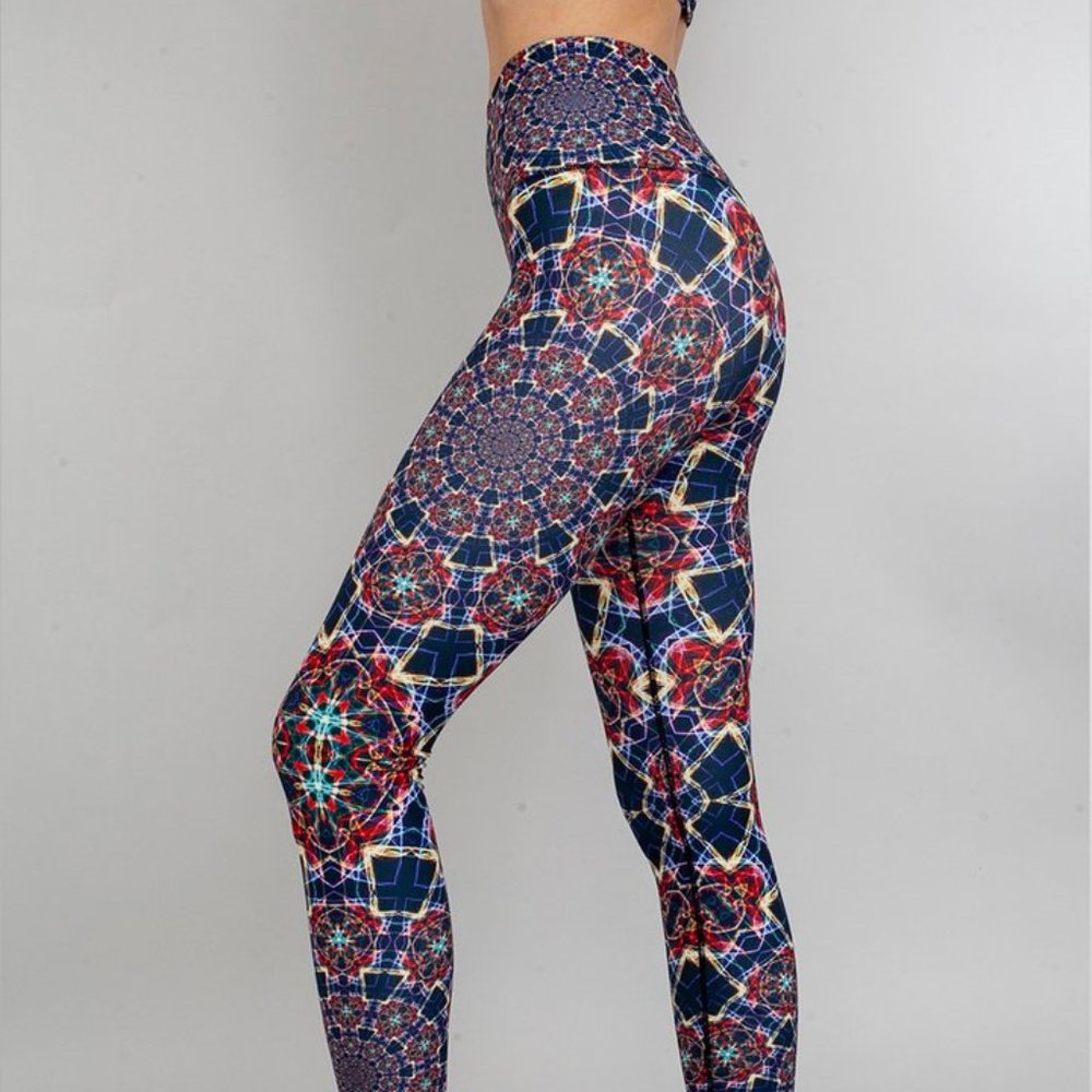 Wolven Threads Moonlight Mandala Leggings Medium